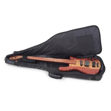 RockBag RB 20505 B Elektromos basszusgitár tok, tartós RokTex szövet, párnázott védelem, fekete