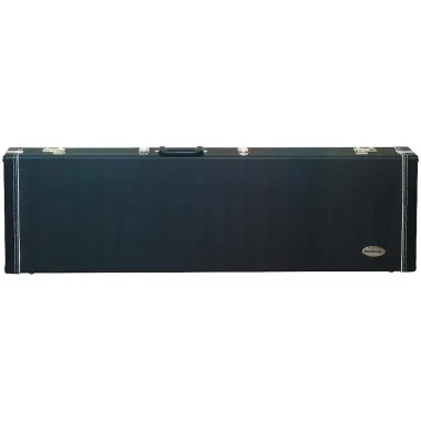 RockCase RC 10605 B/SB Keménytok elektromos basszusgitárhoz, fekete Tolex, bársony bélés, tartozéktartó rekesz
