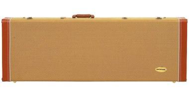 RockCase RC 10606 VT/SB Elektromos Gitár Keménytok, Vintage Tweed, Nyaktartó, Tartozéktartó