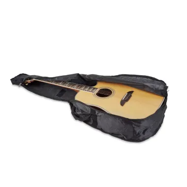 RockBag RB 20539 B Akusztikus Gitár Tok, Eco Line, Tartós RokTex®, Fekete, Több Zsebbel