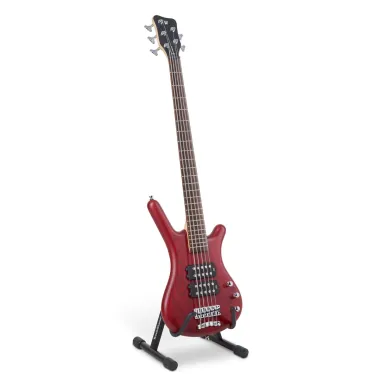 RockStand RS 20800 B/24 A-keret állvány, elektromos gitár/basszusgitár, habpárnázás, összecsukható, fekete