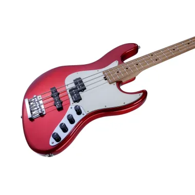 Sadowsky SMX21HP4 31M OKU FR 4-húros basszusgitár, Pörkölt juhar fogólap, Candy Apple Red, Könnyű Okoume