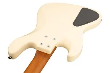 Sadowsky SMX21HP4 28R OKU FR 4-húros hibrid P/J basszusgitár, olimpiai fehér, Morado fogólap, könnyű Okoume