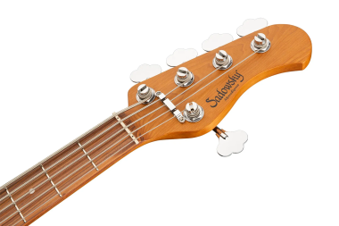 Sadowsky SMX21VJ5 J4R OKU FR 5-húros elektromos basszusgitár, zsályazöld, morado fogólap, könnyű okoume test