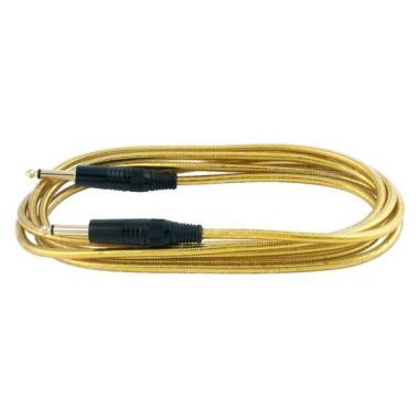RockCable Kabel pro nástroj, TS 1/4, 3m, pozlacené konektory