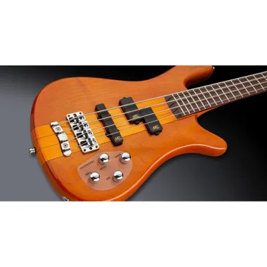 Warwick WRB1564 15AA ALD FR 4 húros elektromos basszusgitár, éger test, nyak-átmenő, méz hegedű kivitel