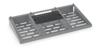 RockBoard RBO B THE TRAY Univerzális tápegység rögzítő, a legtöbb pedálboardhoz illeszkedik, fúrás nélkül