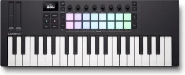 Novation Launchkey Mini 37 MK4 Hatékony, 37 hangjegyes mini vezérlőbillentyűzet az összes főbb DAW-h