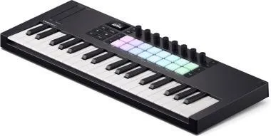 Novation Launchkey Mini 37 MK4 Hatékony, 37 hangjegyes mini vezérlőbillentyűzet az összes főbb DAW-h