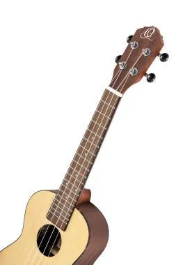 Ortega RU5L Bonfire Sorozat Koncert Ukulele 4 Húros Balkezes - Luc/Sapele Natúr