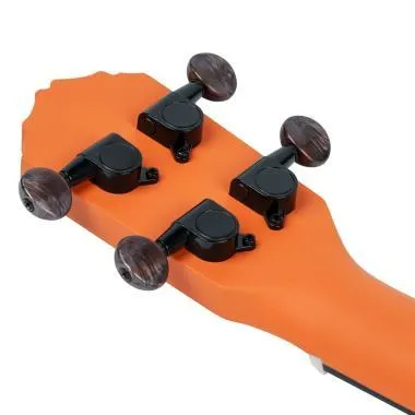 Ortega RUHW Egyedi Készítésű Sorozat Halloween Kiadás Koncert Ukulele 4 Húros - Tök Narancs