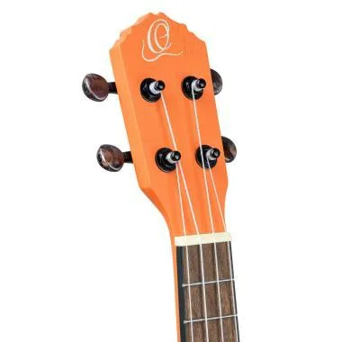 Ortega RUHW Egyedi Készítésű Sorozat Halloween Kiadás Koncert Ukulele 4 Húros - Tök Narancs