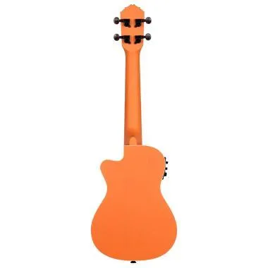 Ortega RUHWCE Egyedi Készítésű Sorozat Halloween Kiadás Koncert Előerősítős Ukulele 4 Húros - Tök Narancs
