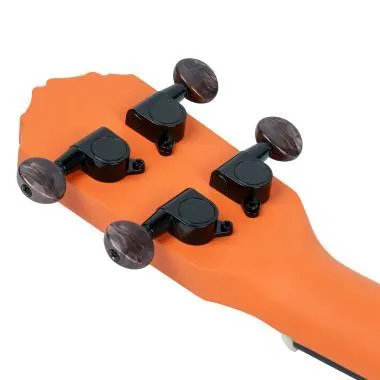 Ortega RUHWCE Egyedi Készítésű Sorozat Halloween Kiadás Koncert Előerősítős Ukulele 4 Húros - Tök Narancs