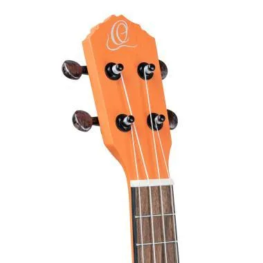 Ortega RUHWCE Egyedi Készítésű Sorozat Halloween Kiadás Koncert Előerősítős Ukulele 4 Húros - Tök Narancs