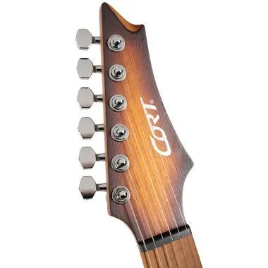 Cort Co-X700-Triality-OPVB with bag elektromos gitár Fishman elektronikával, tokkal, nyílt pórusú vintage burst