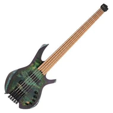 Cort Co-Space5-SDG with bag Cort elektromos basszusgitár, 5 húros, Bartolini hangszedők, fej nélküli, csillagpor