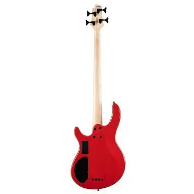 Cort Co-C4-Deluxe-CRD elektromos basszusgitár, Markbass Preamp, piros