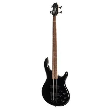Cort Co-C4-Deluxe-BK elektromos basszusgitár, Markbass Preamp, fekete