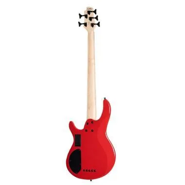 Cort Co-C5-Deluxe-CRD elektromos basszusgitár, Markbass Preamp, öthúros, piros