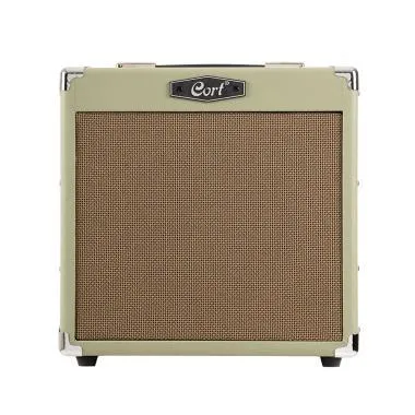 Cort Co-CM15R-PG gitárerősítő zengetővel, 15 Watt, pasztell zöld