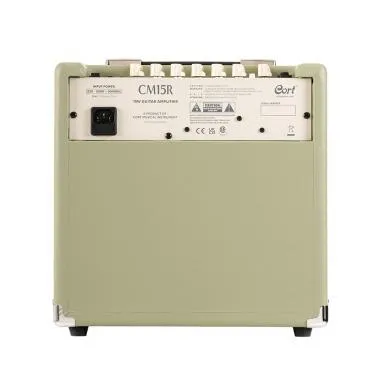 Cort Co-CM15R-PG gitárerősítő zengetővel, 15 Watt, pasztell zöld