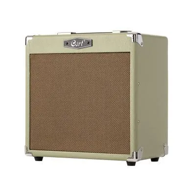 Cort Co-CM15R-PG gitárerősítő zengetővel, 15 Watt, pasztell zöld