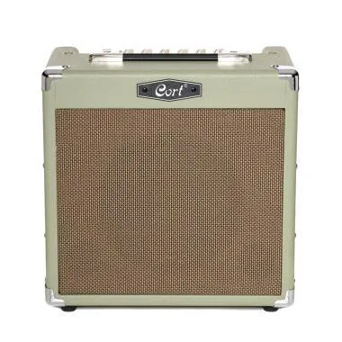 Cort Co-CM15R-PG gitárerősítő zengetővel, 15 Watt, pasztell zöld