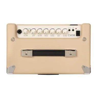 Cort Co-CM15R-WTS gitárerősítő zengetővel, 15 Watt, világos homok