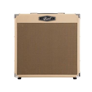 Cort kytarový zesilovač s reverbem, 30 Watt, Bluetooth, světlý písek
