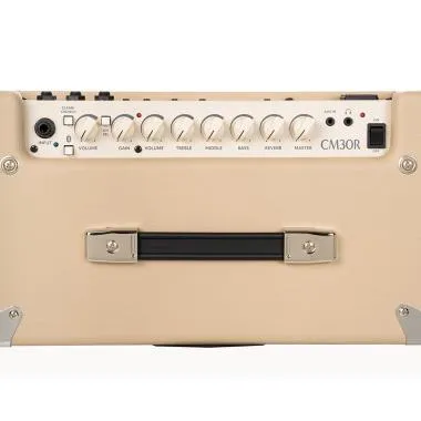 Cort Co-CM30R-WTS gitárerősítő zengetővel, 30 Watt, Bluetooth, világos homok
