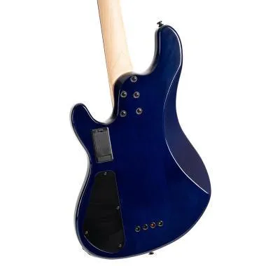 Cort Co-GB-Fusion4-BB with bag elektromos basszusgitár tokkal, kék burst