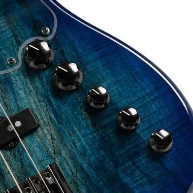 Cort Co-GB-Fusion4-BB with bag elektromos basszusgitár tokkal, kék burst