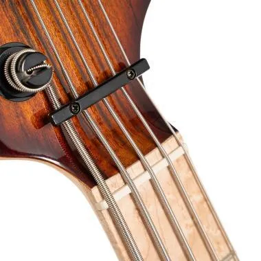 Cort Co-GB-Fusion5-ABB with bag elektromos basszusgitár, 5 húros, deluxe félkemény tokkal, matt vintage natúr