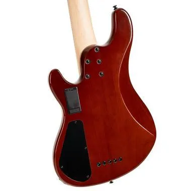Cort Co-GB-Fusion5-ABB with bag elektromos basszusgitár, 5 húros, deluxe félkemény tokkal, matt vintage natúr