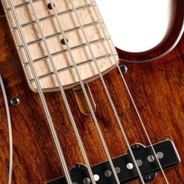 Cort Co-GB-Fusion5-ABB with bag elektromos basszusgitár, 5 húros, deluxe félkemény tokkal, matt vintage natúr