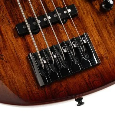 Cort Co-GB-Fusion5-ABB with bag elektromos basszusgitár, 5 húros, deluxe félkemény tokkal, matt vintage natúr