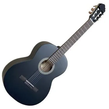 Cort Co-AC100DX-BKS klasszikus gitár deluxe, matt fekete