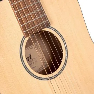 Cort Co-ADMiniE-OP with bag elektro-akusztikus mini gitár, matt natúr, tokkal