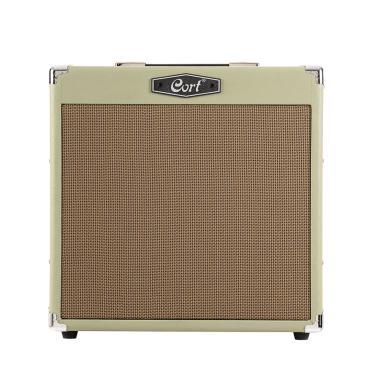 Cort kytarový zesilovač s reverbem, 30 Watt, Bluetooth, pastelově zelený