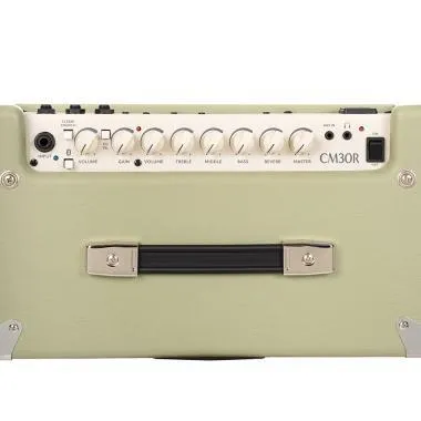 Cort Co-CM30R-PG gitárerősítő zengetővel, 30 Watt, Bluetooth, pasztell zöld