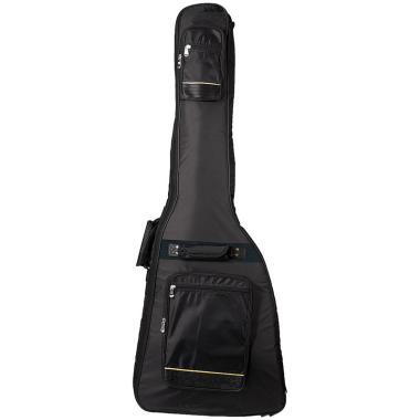 RockBag RB 20621 B/PLUS Elektromos Gitár/Basszusgitár Táska, RokTex® Szövet, 30mm Párnázás, Fekete