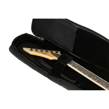 RockBag RB 20606 B/PLUS Elektromos gitár tok, RokTex® anyag, 30 mm párnázás, fekete