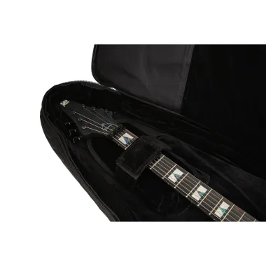 RockBag RB 20618 B/PLUS FV-stílusú elektromos gitár tok, RokTex anyag, 30mm párnázás