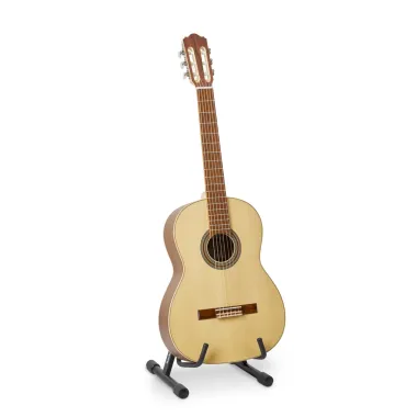 RockStand RS 20801 B/24 A-keretes akusztikus gitár/basszusgitár állvány, biztos tartás, habpárnázat