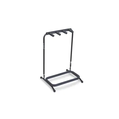 RockStand RS 20860 B/1 Több gitáros állvány, összecsukható, 3 gitárhoz/basszusgitárhoz, fekete