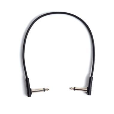 RockBoard Patch kabel, 30 cm, úspora místa, hranaté konektory, černá