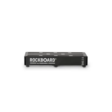 RockBoard RBO B 2.0 DUO B Pedálboard, könnyű alumínium, 3-5 pedálhoz, tartalmaz gig táskát