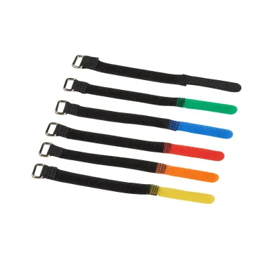 RockBoard RBO CAB TIE 120 B Extra Small Kábelkötözők, Fekete, 10 db, Tépőzáras, Újrafelhasználható