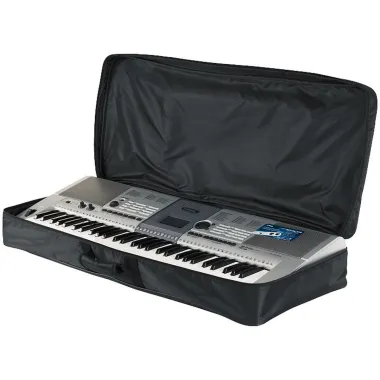 RockBag RB 21412 B Billentyűtáska, 61 billentyűs, Vízálló RokTex, Fekete, 1 Nagy Zseb